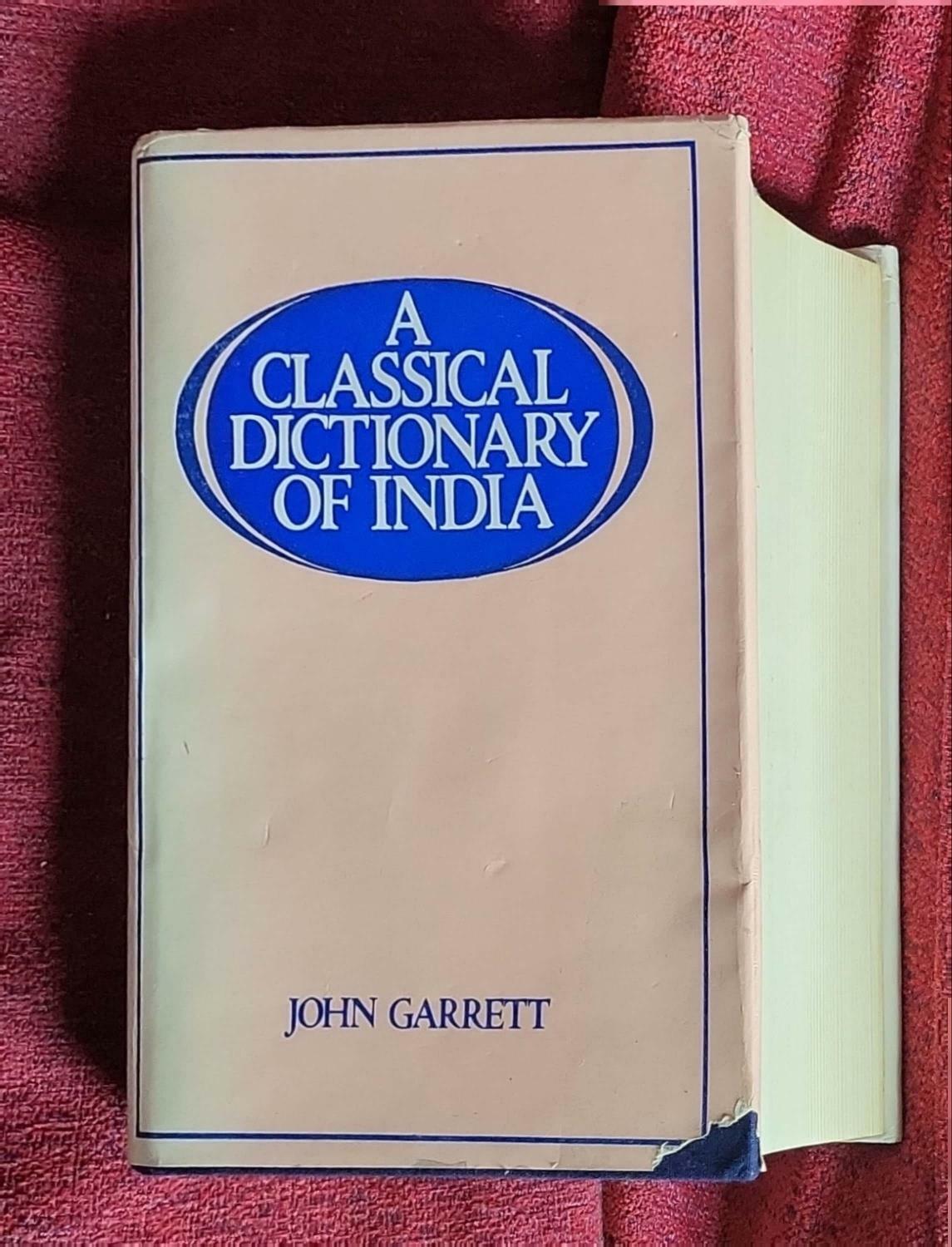 [중고] A Classical Dictionary of India (Hardcover)