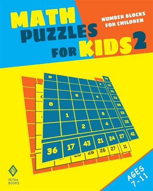 Math Puzzles for Kids 2: Number Blocks for Children (Paperback)