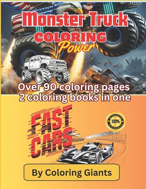 Monster Truck Coloring Power (Paperback)