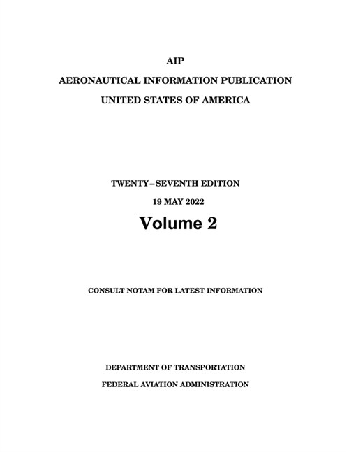 2024 Aeronautical Information Publication (AIP) Basic (Volume 2/2) (Paperback)
