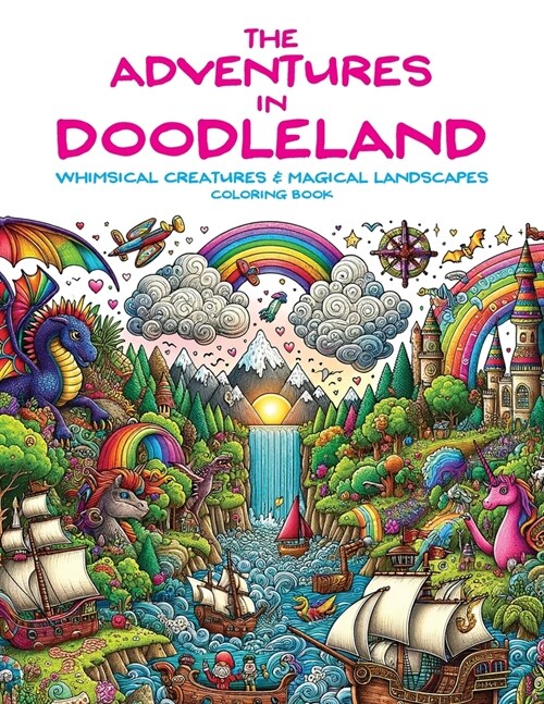 Adventures in Doodleland: Whimsical Creatures and Magical Landscapes (Paperback)