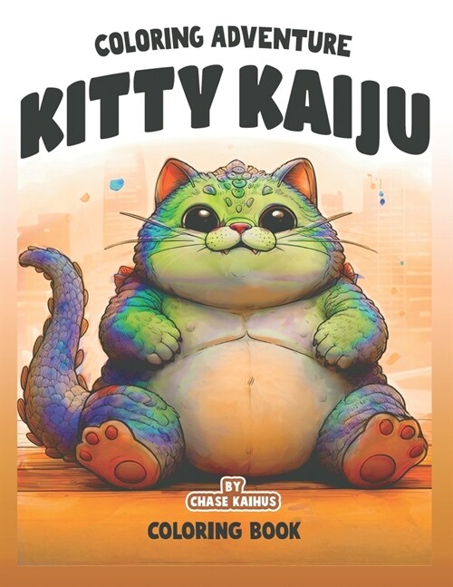 Coloring Adventure of Cat Monster Kaiju Coloring Book: Dive into the Whimsical World of Cat Monster Kaijus - Perfect for Stress Relief and Relaxation: (Paperback)