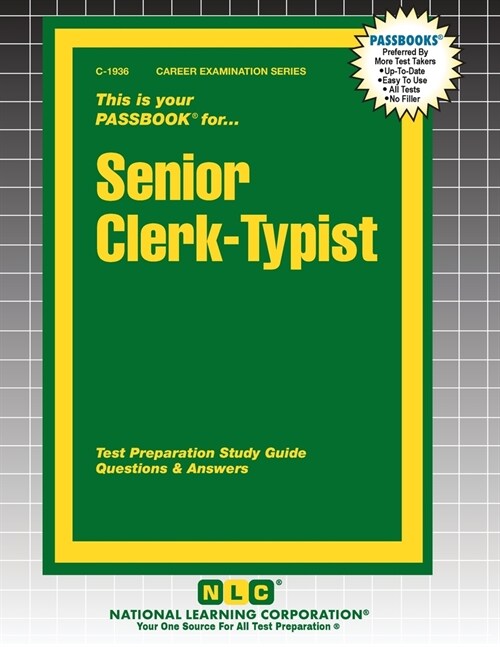 Senior Clerk-Typist (Paperback)