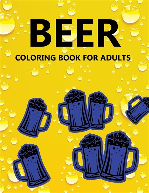 Beer Coloring Book For Adults (Paperback)