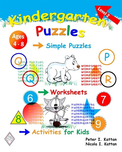 Kindergarten Puzzles - Level 2: Simple Puzzles, Worksheets, and Activities for Kids (Paperback)