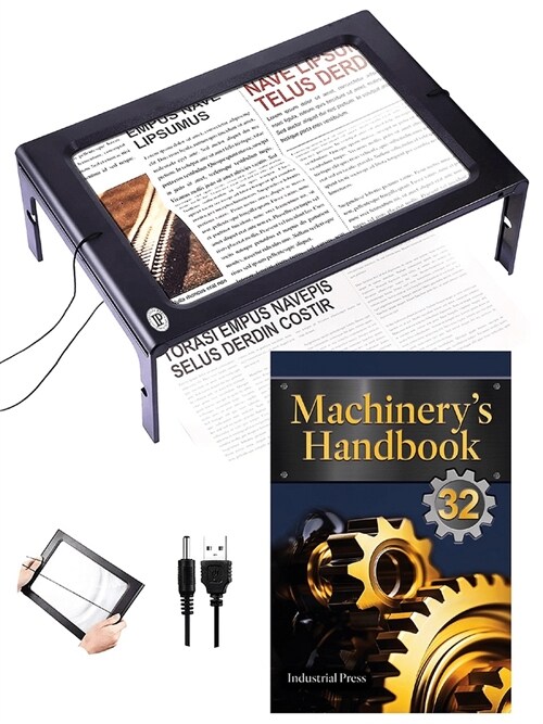 Machinerys Handbook Toolbox & Magnifier Bundle (Hardcover, 32, Thirty-Second)