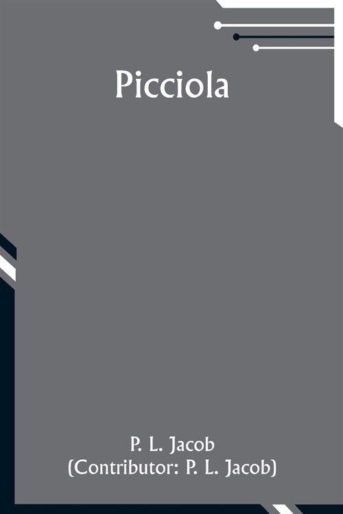 Picciola (Paperback)