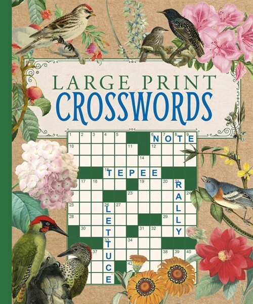 Large Print Crosswords (Paperback)