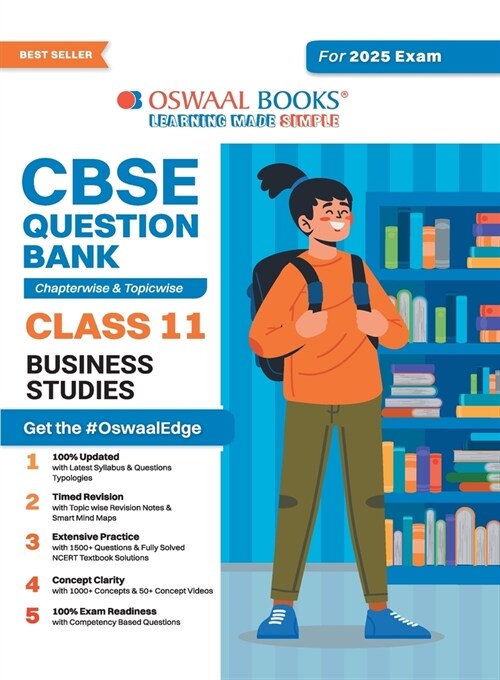 Oswaal CBSE Question Bank Class 11 Business Studies, Chapterwise and Topicwise Solved Papers For 2025 Exams (Paperback)