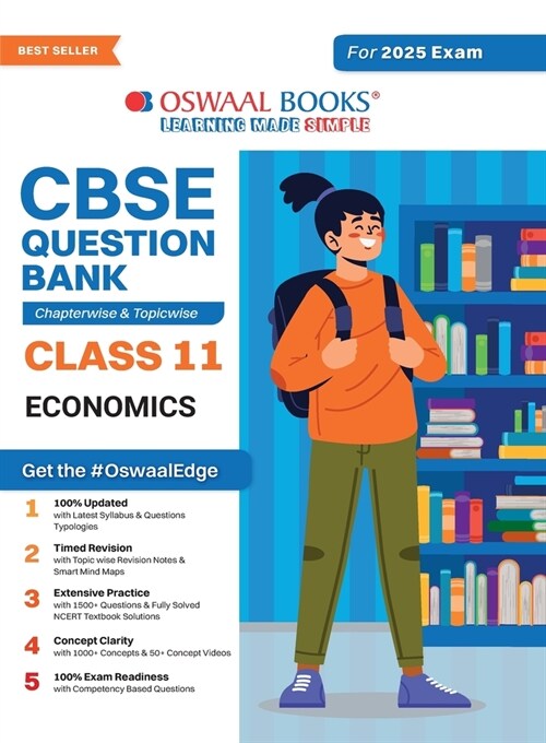 Oswaal CBSE Question Bank Class 11 Economics, Chapterwise and Topicwise Solved Papers For 2025 Exams (Paperback)