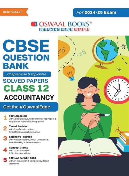Oswaal CBSE Question Bank Class 12 Accountancy, Chapterwise and Topicwise Solved Papers For Board Exams 2025 (Paperback)
