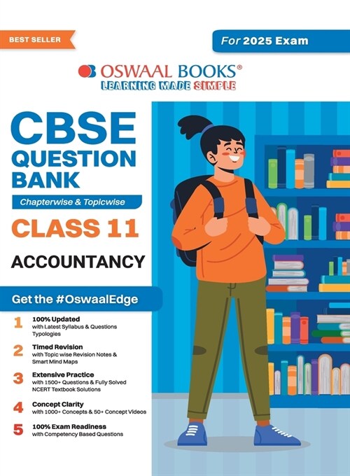 Oswaal CBSE Question Bank Class 11 Accountancy, Chapterwise and Topicwise Solved Papers For 2025 Exams (Paperback)