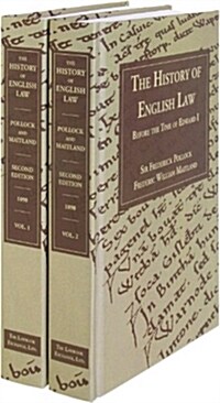 The History of English Law Before the Time of Edward I. Second Edition. 2 Volumes (Hardcover, 2)