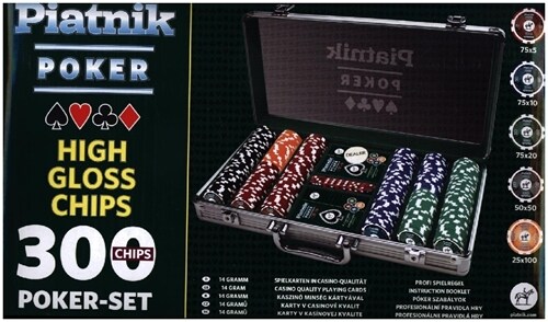 Pokerkoffer-Set 300 Chips (Game)