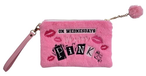Mean Girls: On Wednesdays We Wear Pink Plush Accessory Pouch (Miscellaneous print)