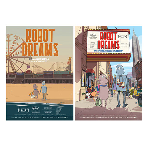 [출판사 사은품] 로봇 드림 애니메이션 포스터 2장 (지관통 포함)