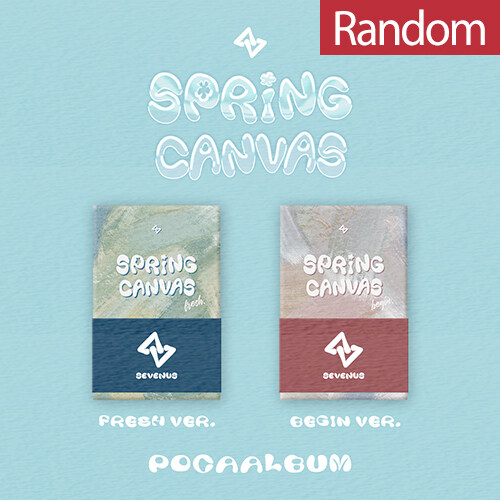 [중고] [포카앨범] 세븐어스 - 미니 1집 SPRING CANVAS [2종 중 랜덤발송]