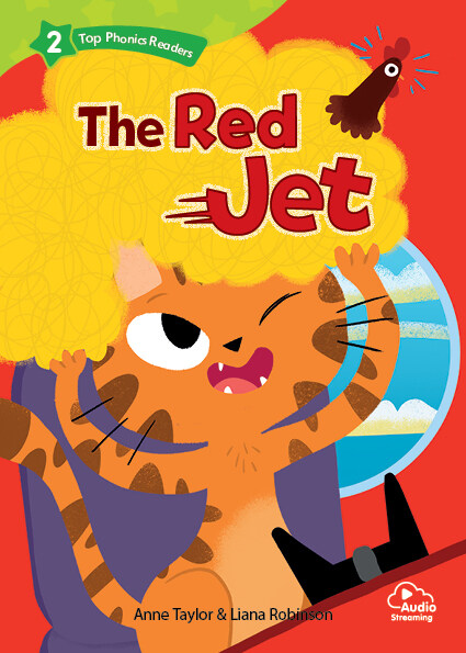 Top Phonics Readers 2 : The Red Jet (App 버전) (Paperback + Audio QR)