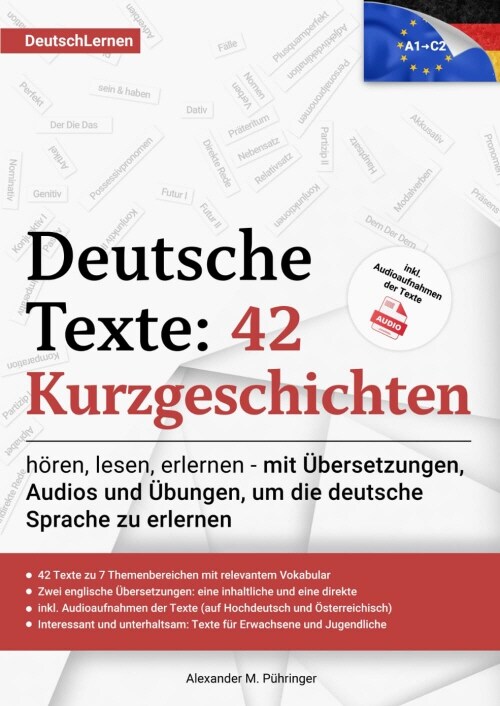 Deutsch Lernen: Deutsche Texte 42 Kurzgeschichten (Paperback)