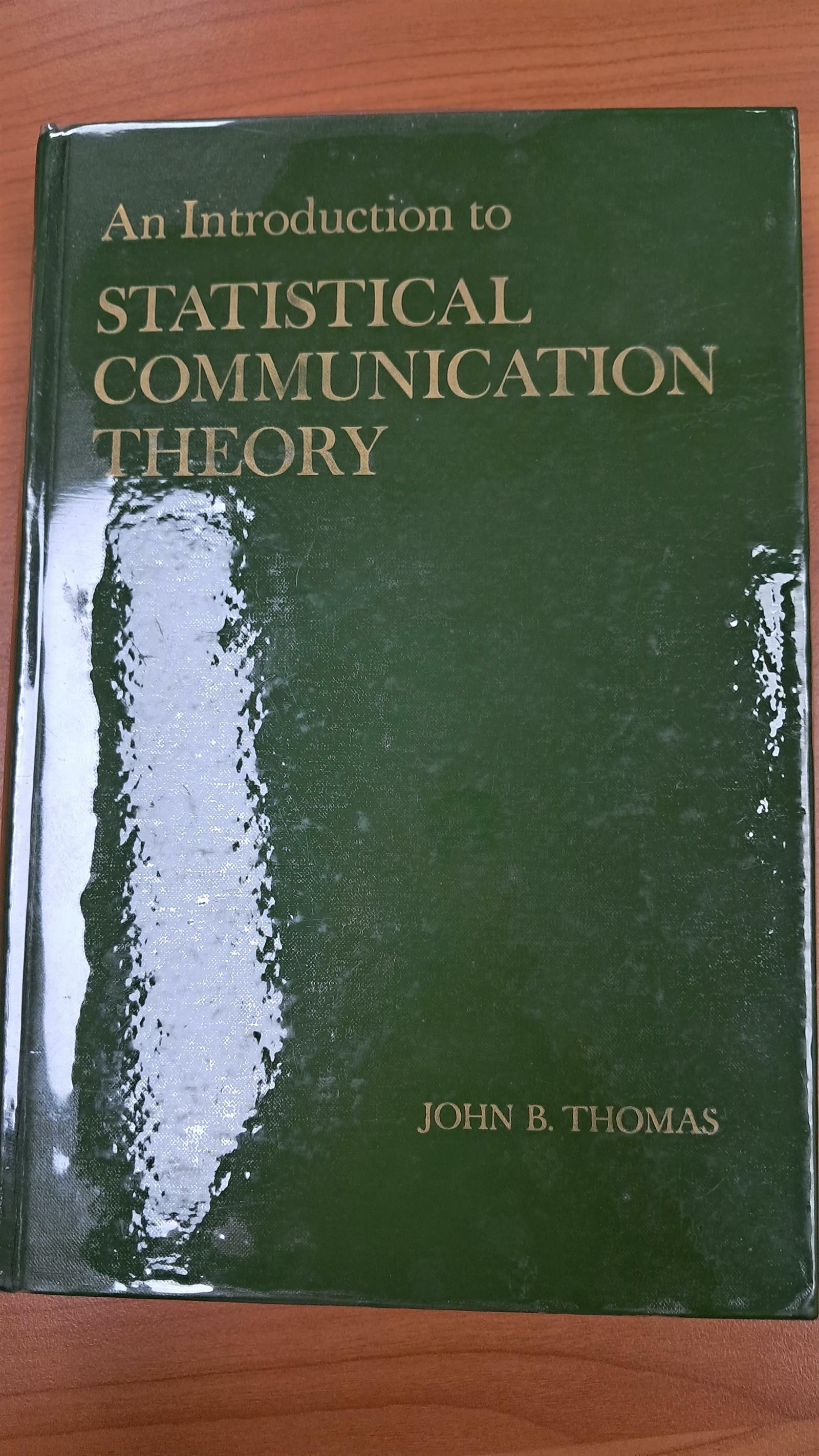 [중고] An introduction to statistical communication theory (hard cover)