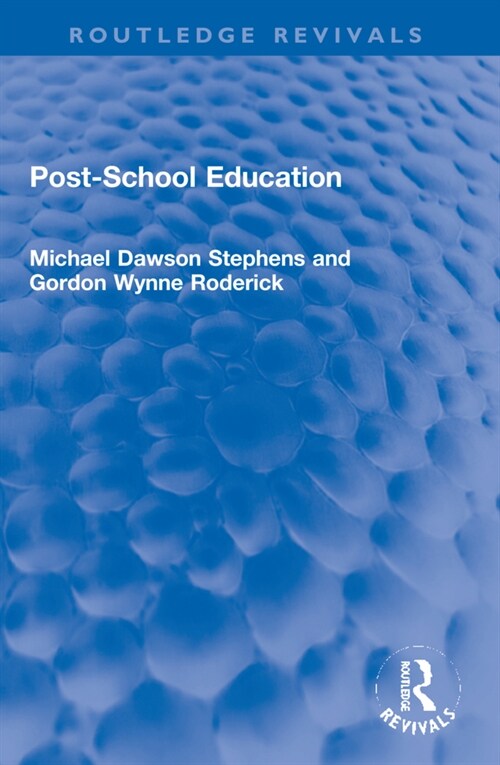 Post-School Education (Paperback, 1)