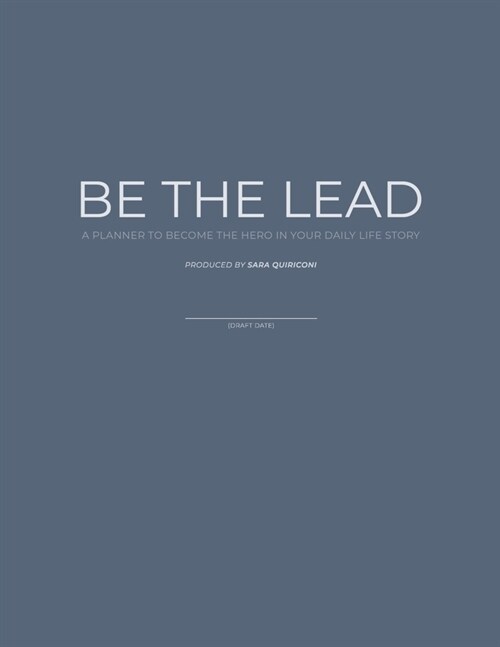Be the Lead Planner (Paperback)