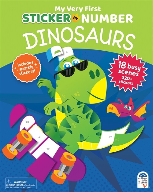 Dinosaurs: My Very First Sticker by Number (Paperback)