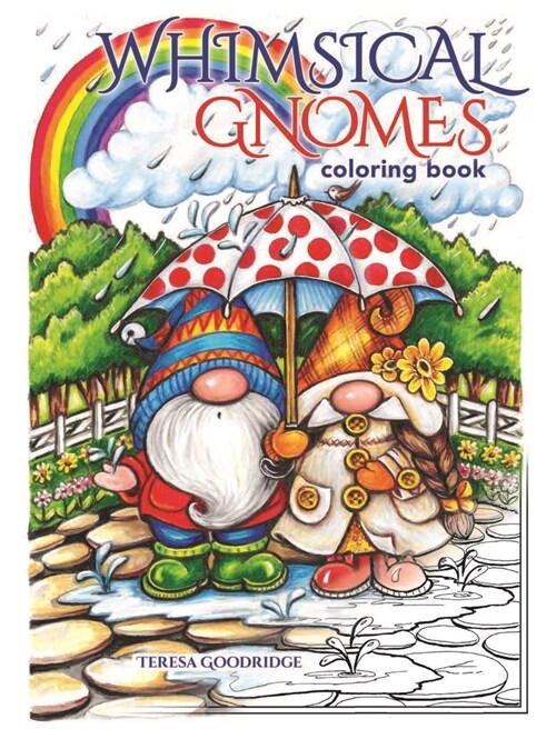 Whimsical Gnomes Coloring Book (Paperback)