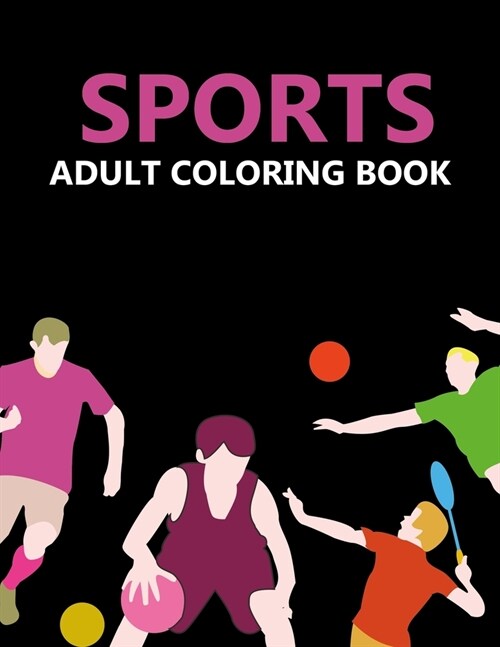 Sports Adult Coloring Book (Paperback)
