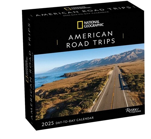 National Geographic: American Road Trips 2025 Day-To-Day Calendar (Daily)