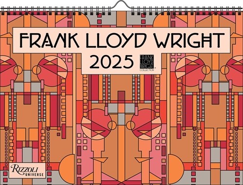 Frank Lloyd Wright 2025 Wall Calendar (Wall)