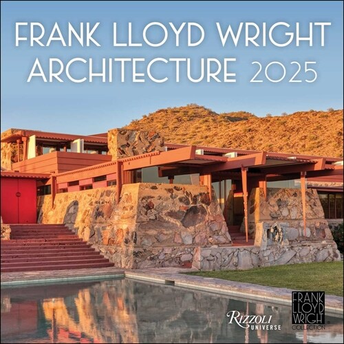 Frank Lloyd Wright Architecture 2025 Wall Calendar (Wall)