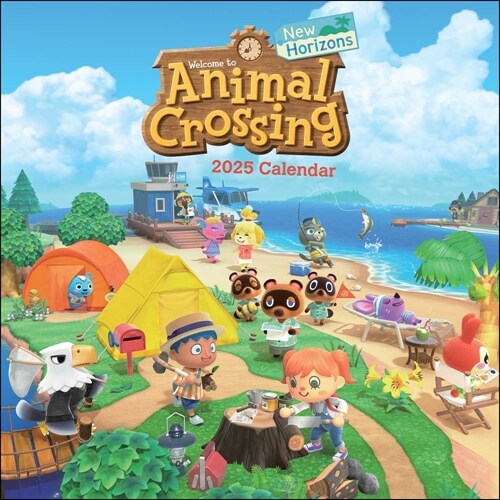 Animal Crossing: New Horizons 2025 Wall Calendar (Wall)