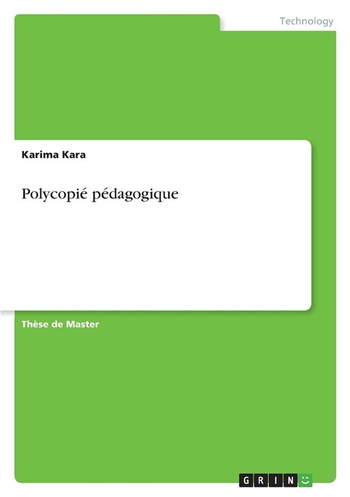 Polycopi?p?agogique (Paperback)