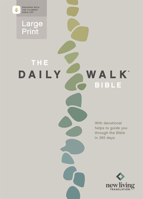 The Daily Walk Bible Large Print NLT (Softcover, Filament Enabled) (Paperback)