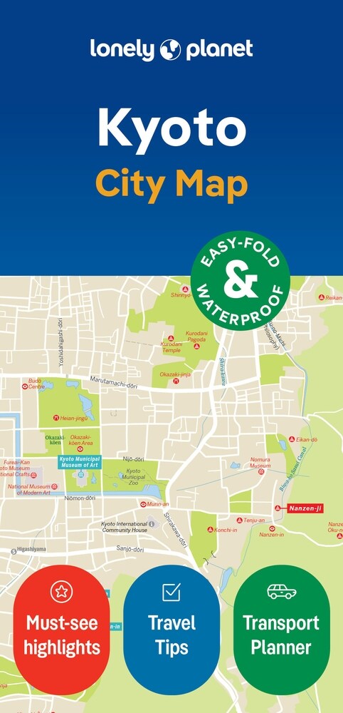 Lonely Planet Kyoto City Map (Folded, 2)
