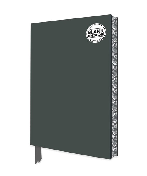 Charcoal Blank Artisan Notebook (Flame Tree Journals) (Notebook / Blank book)