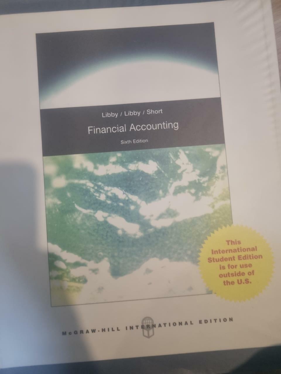 [중고] Financial Accounting (Paperback, 6 Rev ed)