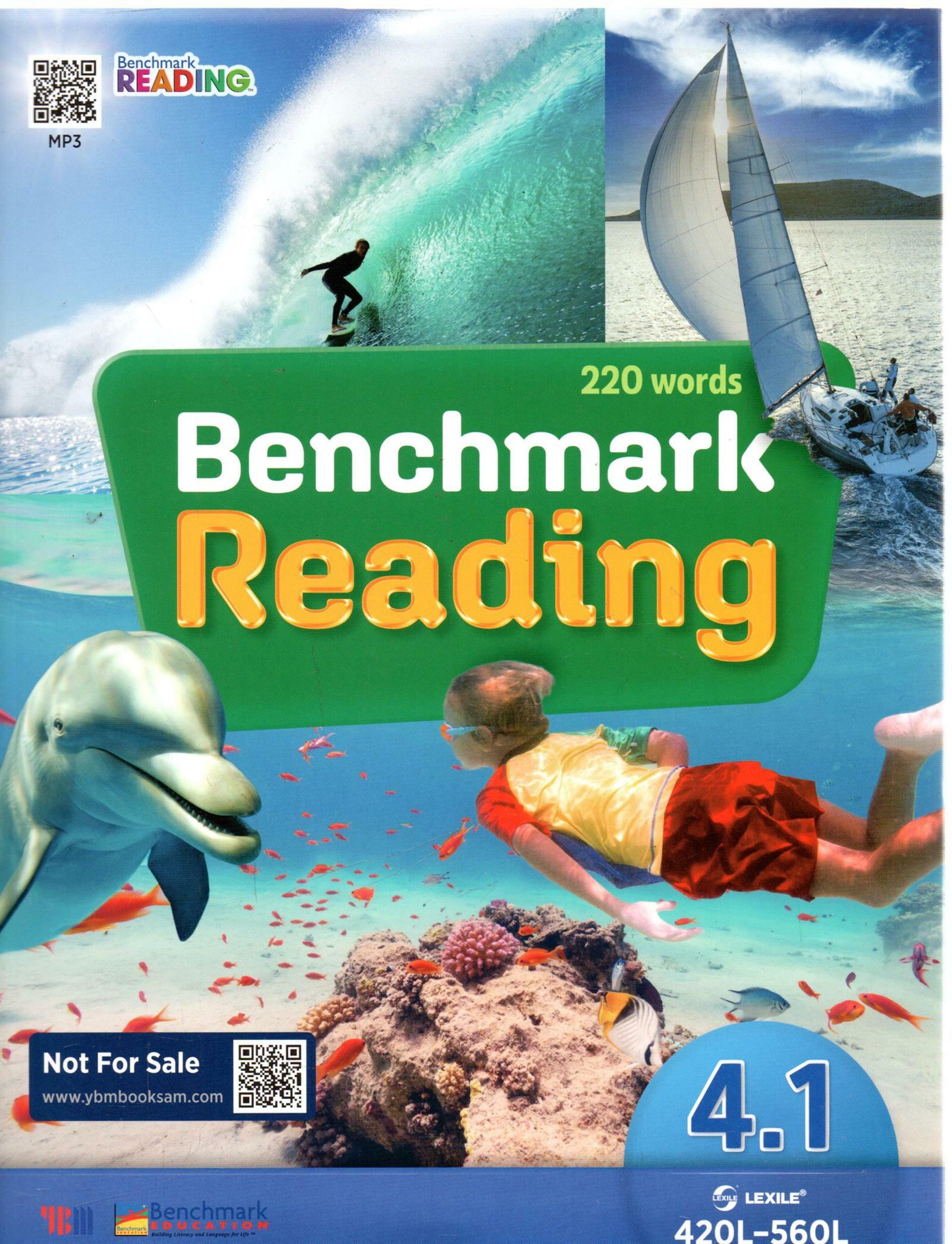 [중고] Benchmark Reading 4.1 (Student Book + Workbook + MP3 QR 코드)