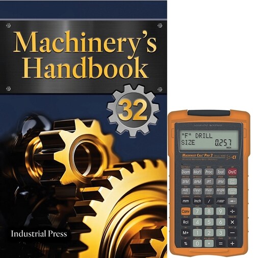 Machinerys Handbook & Calc Pro 2 Combo: Large Print (Hardcover, 32, Thirty-Second)