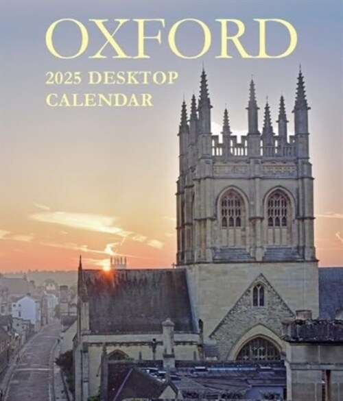 Oxford Large Desktop Calendar - 2025 (Calendar)