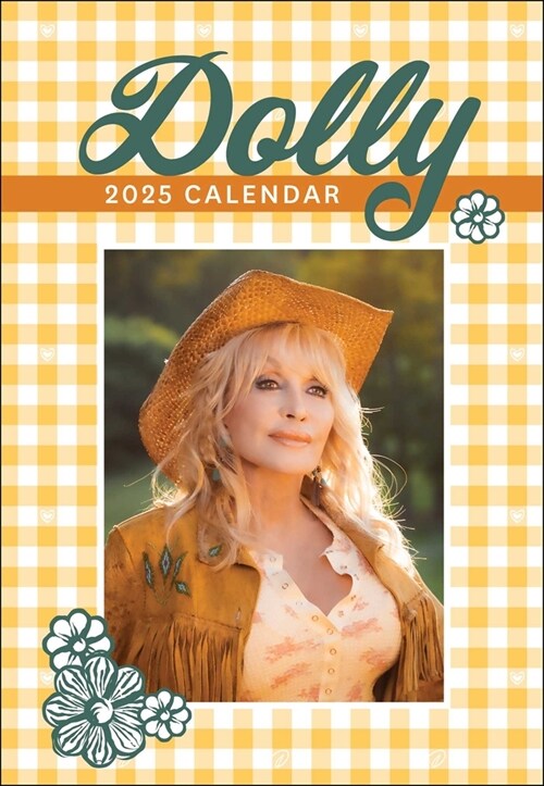 Dolly Parton 2025 Monthly Pocket Planner Calendar (Desk)