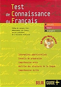 Test de connaissance du francais (1CD audio MP3) (Paperback, French)