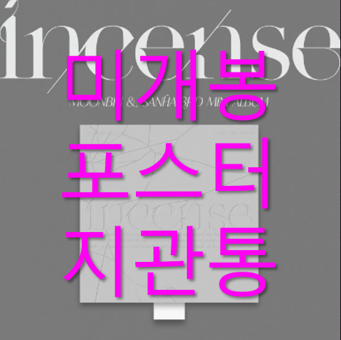 [중고] 문빈&산하(ASTRO) - 미니 3집 INCENSE [IMPURE or PURE ver. 중 랜덤 발송]