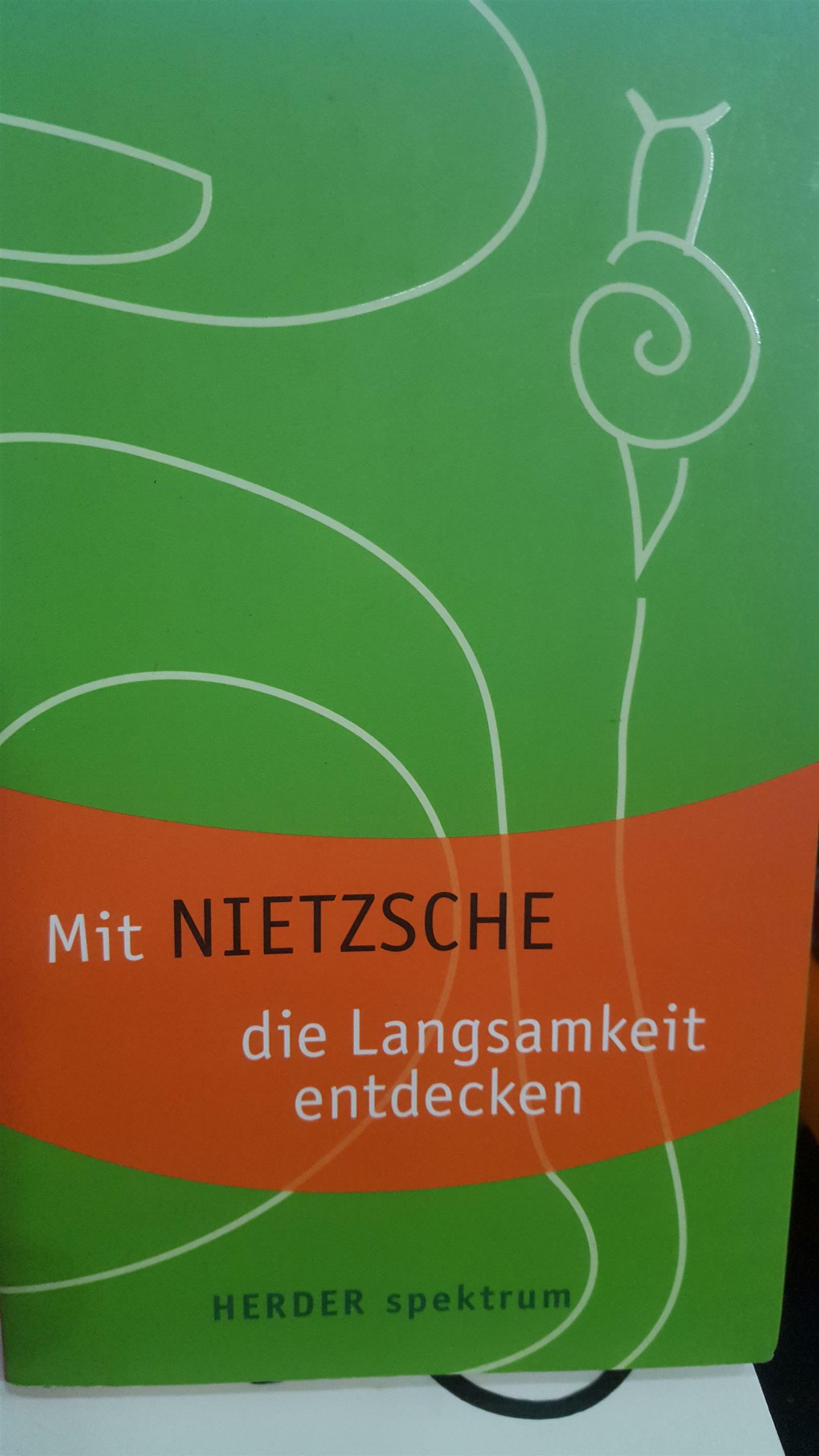 [중고] Mit Nietzsche die Langsamkeit entdecken (Paperback)