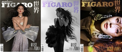 [D형] madame FIGARO 世界 (중국) 2024년 3월 : 趙露思 조로사 (A형, B형, C형 잡지 + 포토카드 12장)