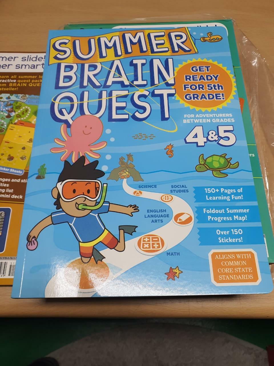 [중고] Summer Brain Quest: Between Grades 4 & 5 (Paperback)