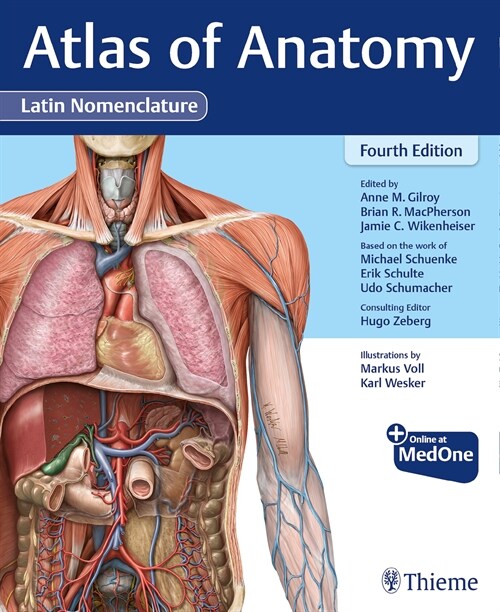 Atlas of Anatomy, Latin Nomenclature (eBook Code, 4th)