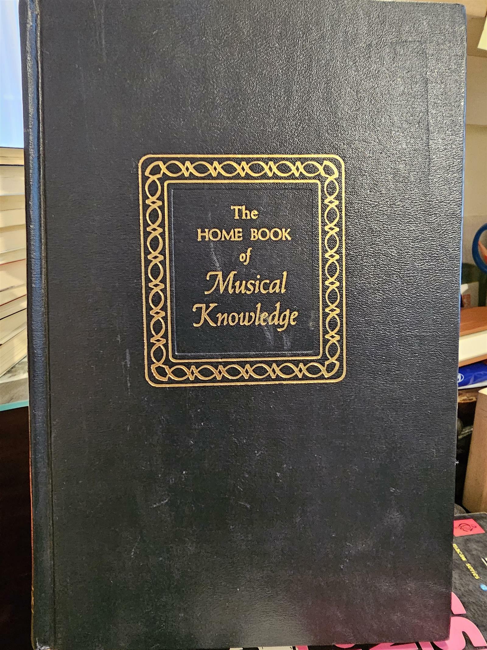 [중고] The home book of Musical Knowledge (hardcover)