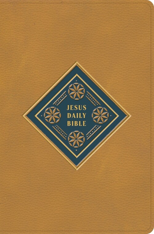 CSB Jesus Daily Bible, Camel Leathertouch: Guided Readings Showing Christ Throughout Scripture (Imitation Leather)